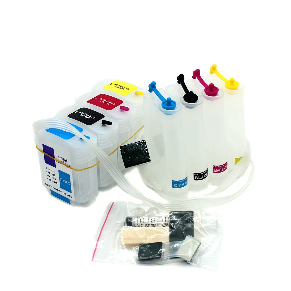 10 82 Ciss System for HP Designjet 500 500PS 800 800PS HP500 HP800 Printer with Permanent Chip
