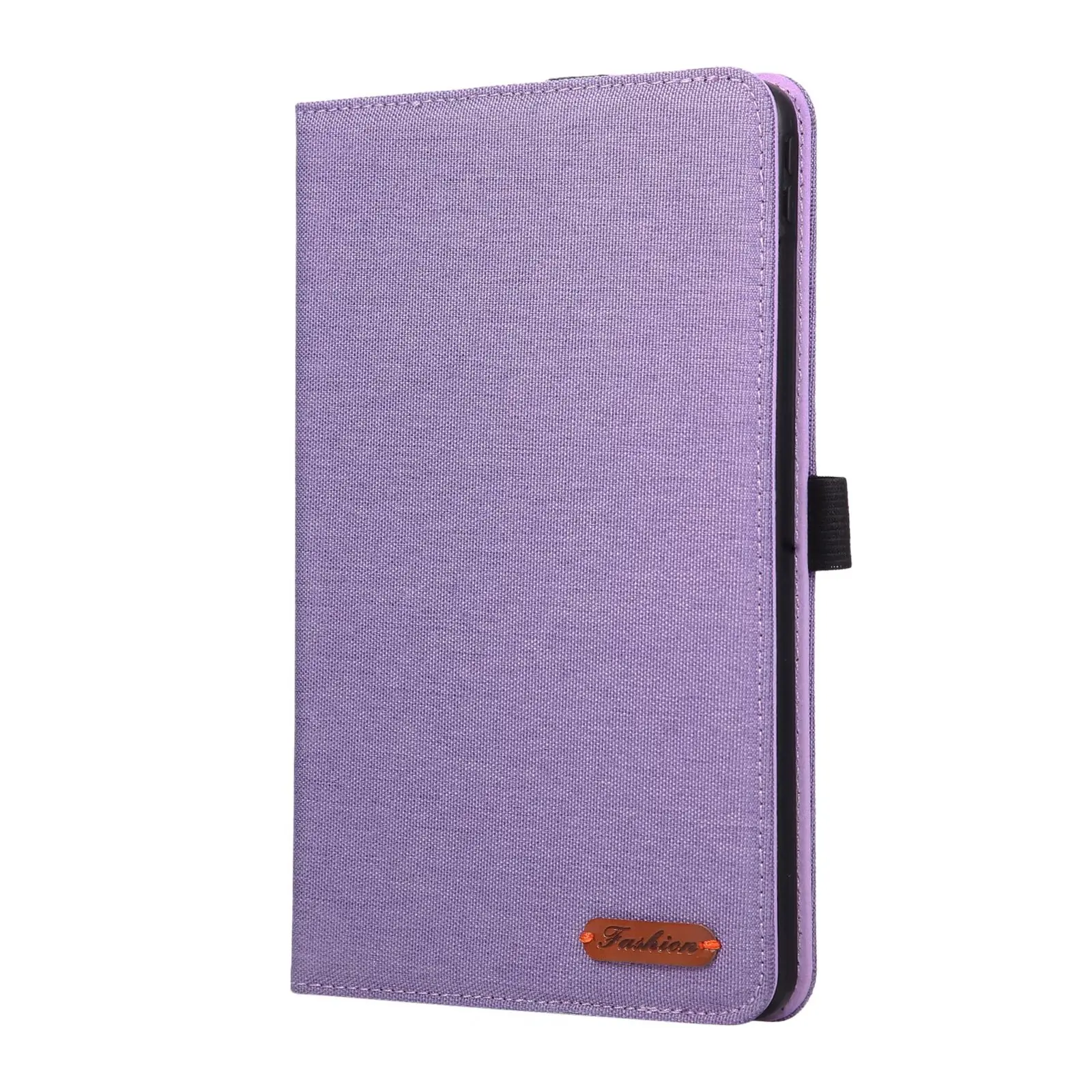 Denim Fabric Flip Stand Tablet Case with TPU Soft Back Cover