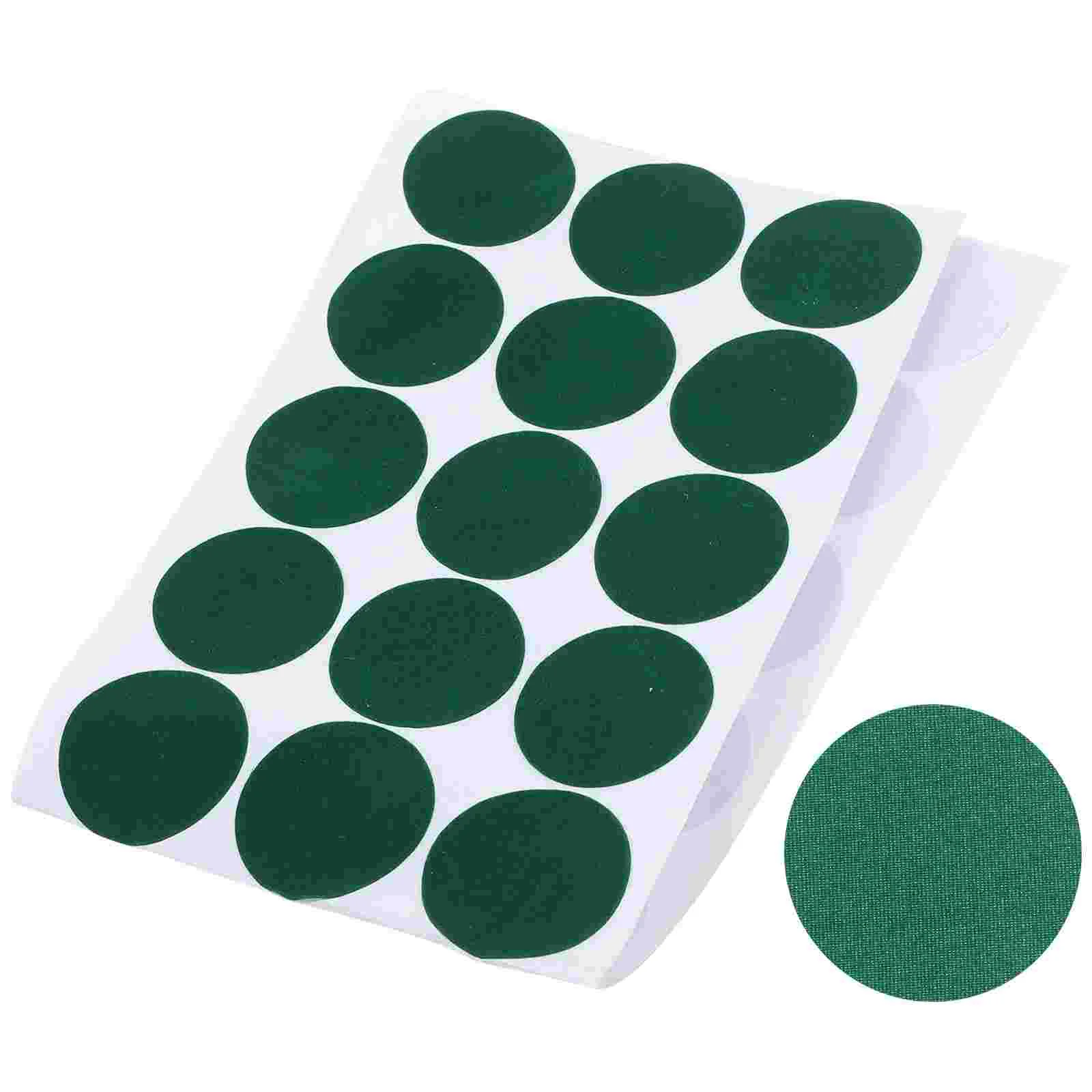 

1 Sheet of Billiard Table Green Patch Pool Billiard Tablecloth Mending Patch Billiard Marking Stickers