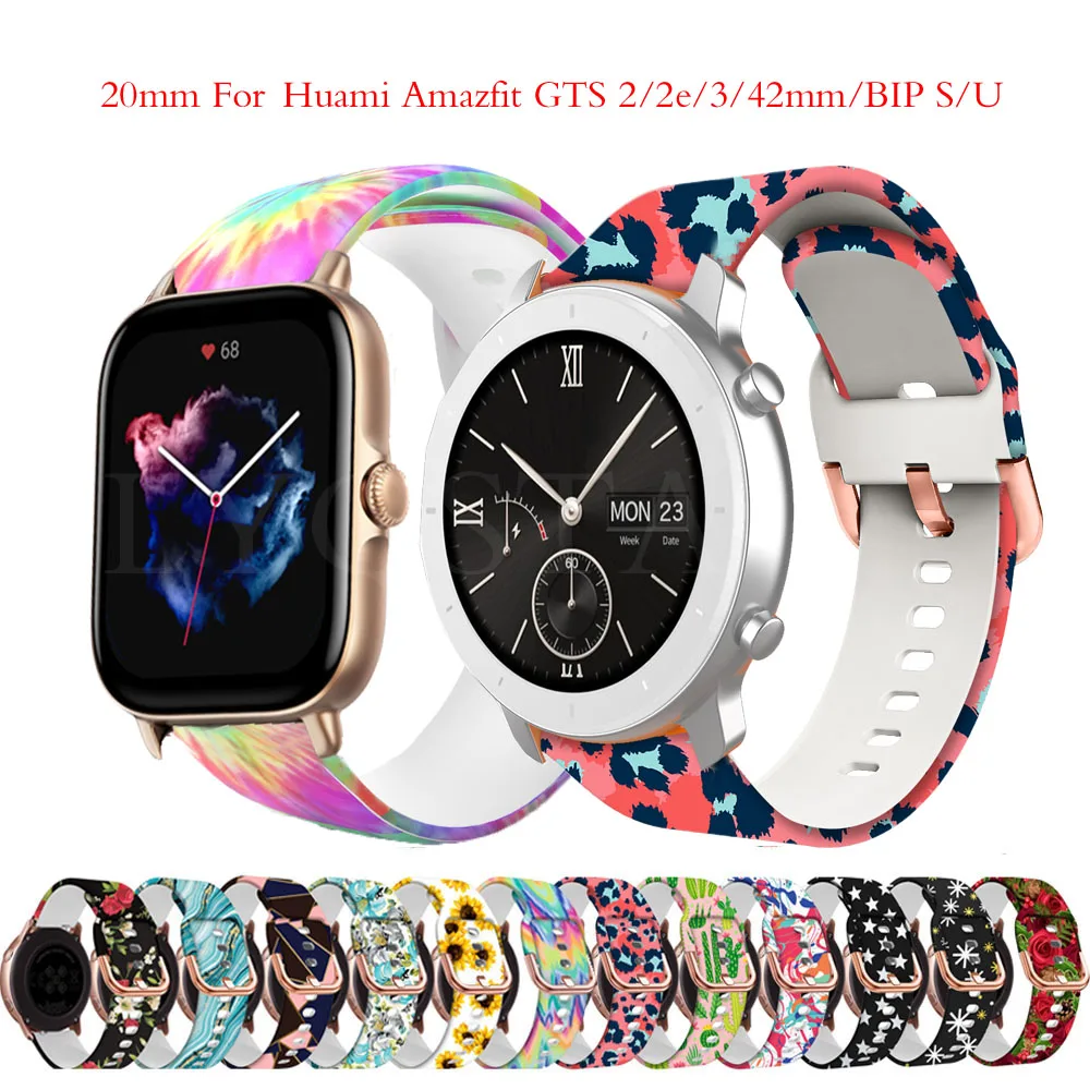 Caldo Per Xiaomi Huami Amazfit Gtr 42Mm/Bip S/Bip U Pro Cinturino Per Amazfit Bip 3 Pro Gts 2/2E/2 Mini/Gts 3 20Mm Cinturino Per Bracciale