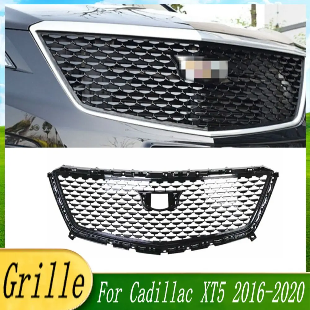 

Diamond Style facelift Car Front Bumper Grille Centre Panel Styling Upper Grill For Cadillac XT5 2016 2017 2018 2019 2020