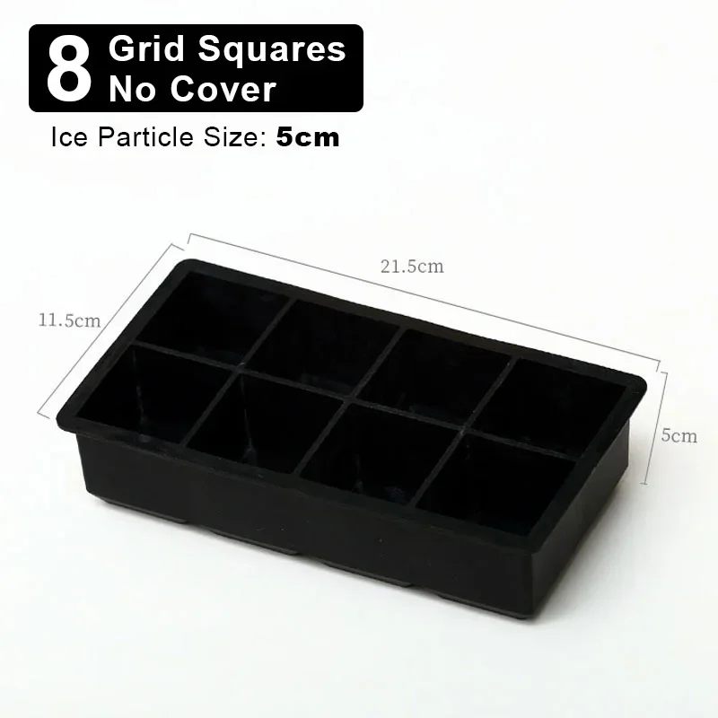 Silicone Spherical Ice Cube Molds - Reusable Ice Cube Maker