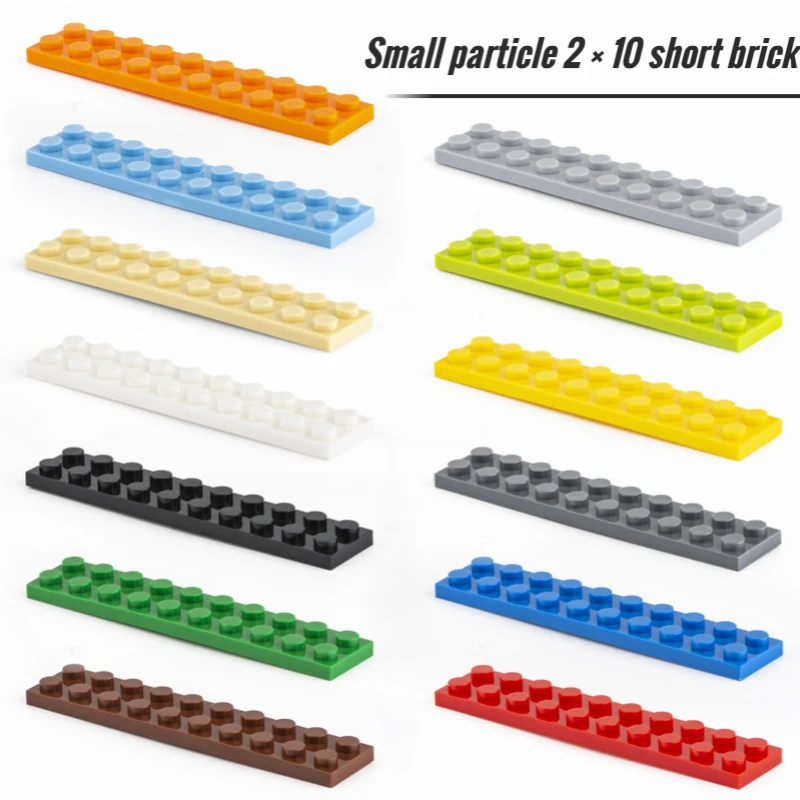 

10Pcs 3832 Plate 2x10 MOC Compatible Brick Parts Building Blocks Accessories Assemble Replaceble Changeover Particle DIY Kid Toy