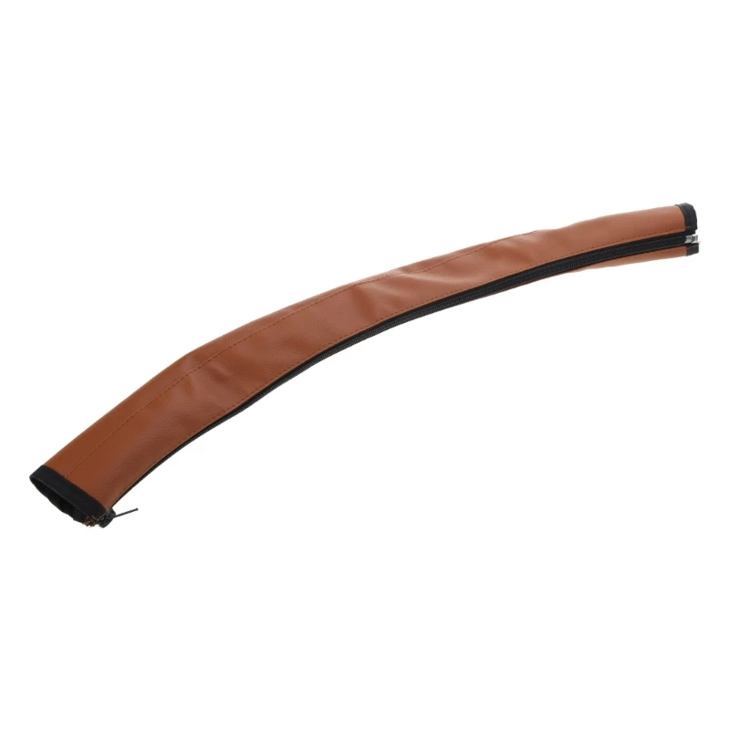 Baby Pushchair Pram Stroller Grip Handle Artificial PU Leather Sleeve for Case C