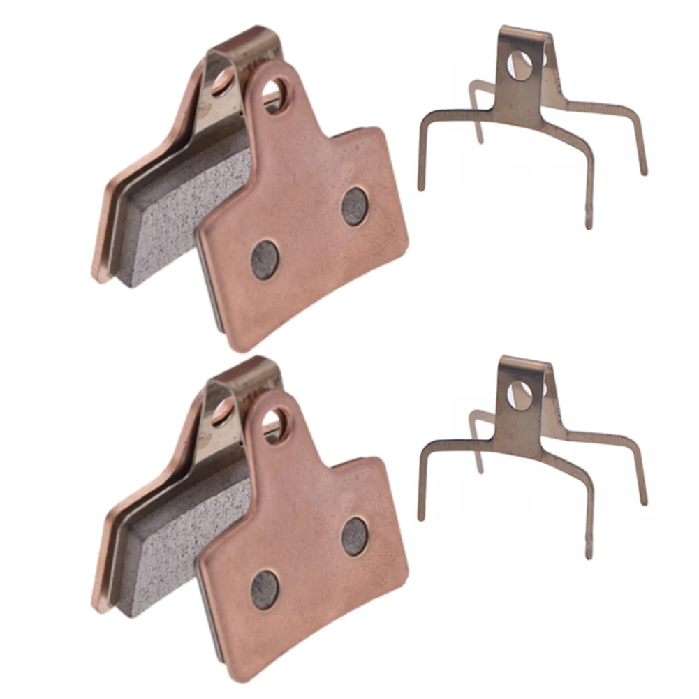 2 Pairs Bicycle Disc Brake Pad Bike Hydraulic Disc Brake Pads Semi-Metallic Full Metal Cycling Pads For Ebike Calipers Bicycle Disc Brake Pads