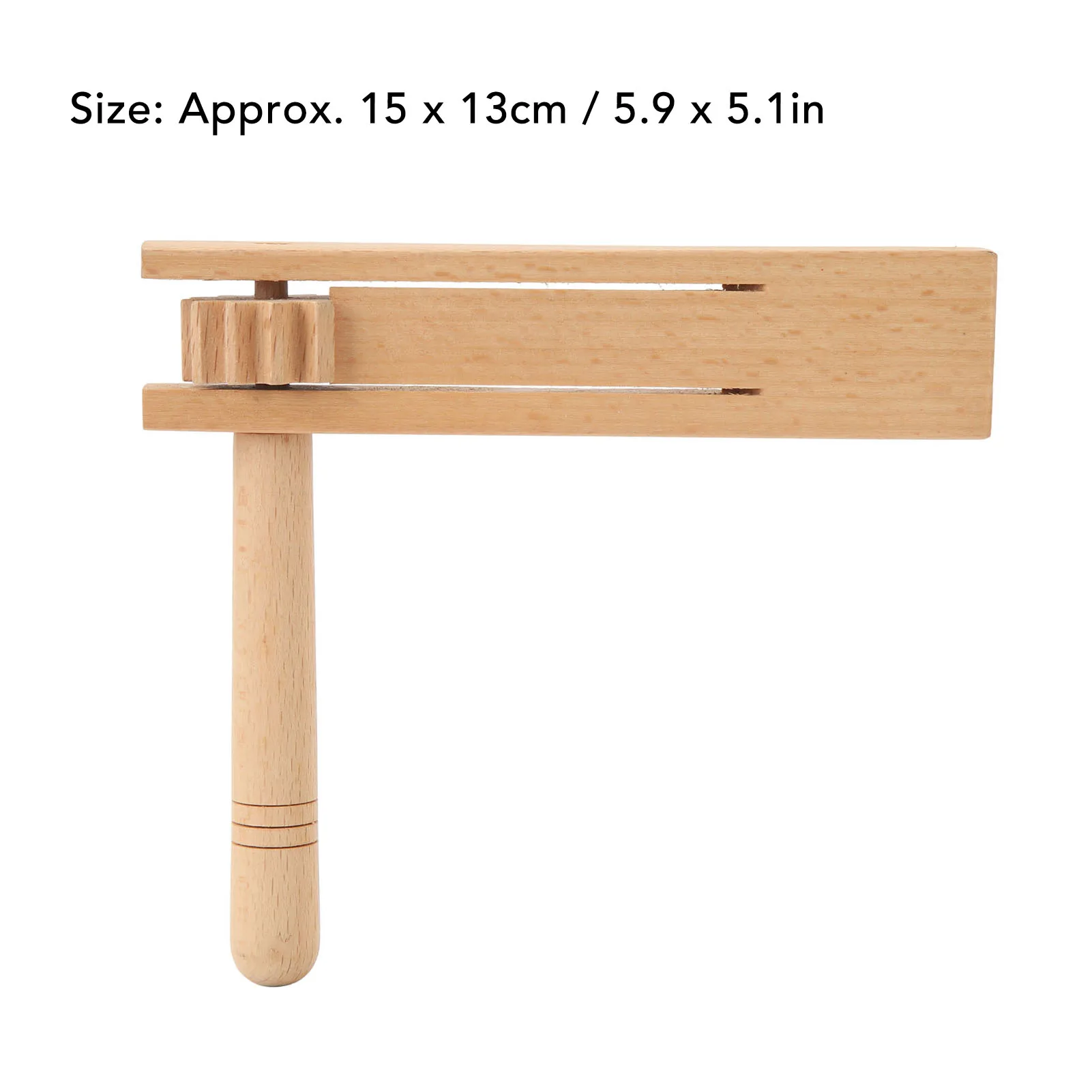 Wooden Noise Maker Convenient Use Lightweight High Hardness Hand Noisemaker Multipurpose for Games Gatherings Celebrations
