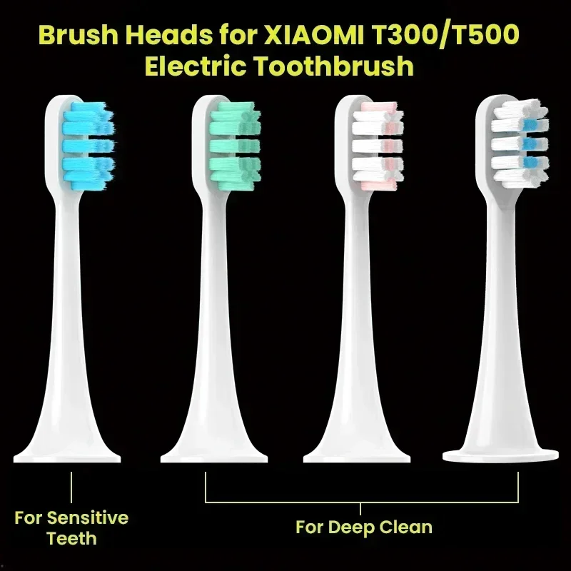 Description Picture 3 of item10pcs Replacement Brush Heads for Iconic Brand Mijia T300/T500/T700 Sonic Electric Toothbrush Soft Bristle Nozzles with Caps Vacuum