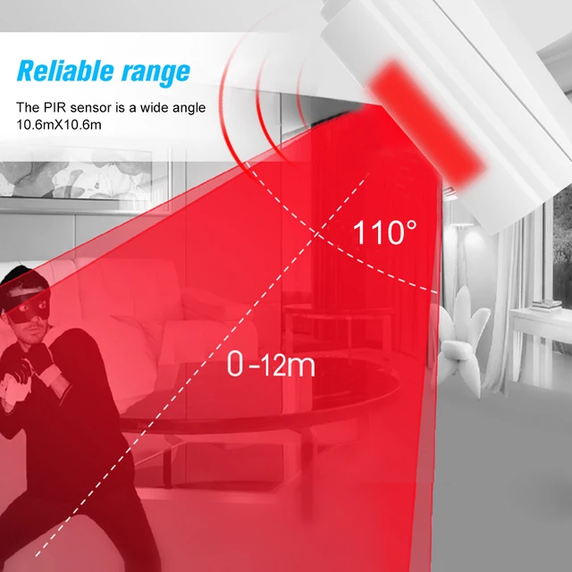 Wired PIR Motion Sensor Wide Angle Passive Infrared Detector PIR Motion Sensor For Home Burglar Security Alarm System 2