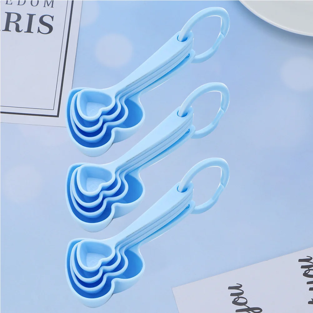 Kitchen Measuring Spoon Measuring Cups Tools Portable Plastic Coffee Sugar Scoop Kitchen Gadgets 3sets