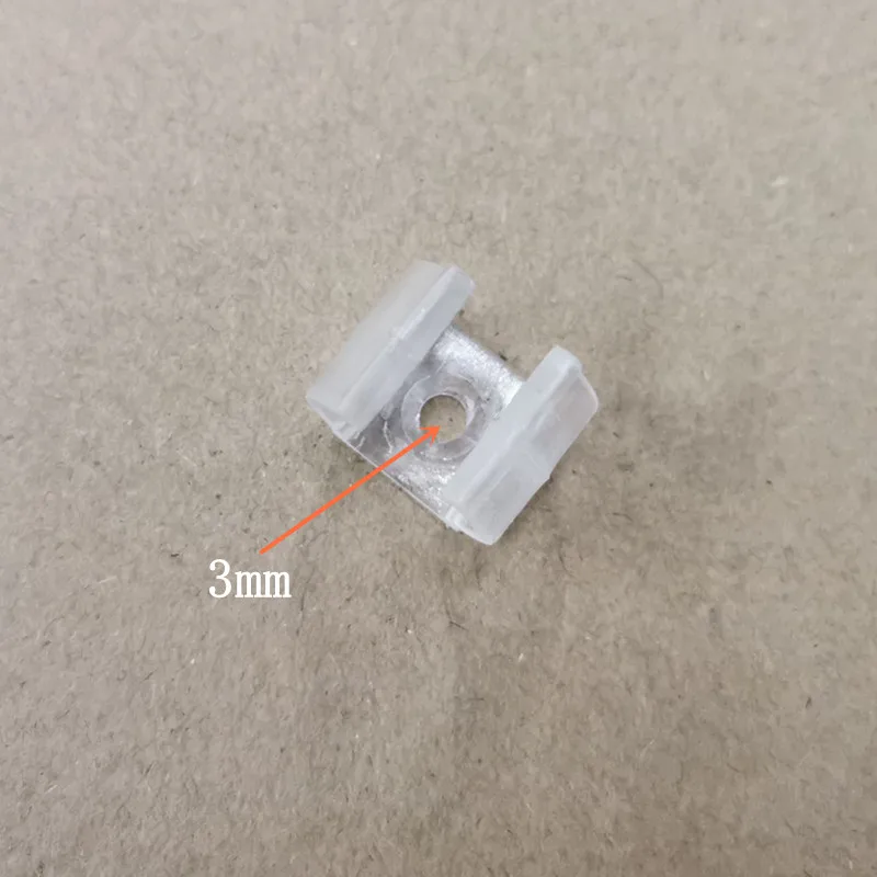 10pcs 50pcs 100pcs/lot Neon Light Clips for 14mm 16mm 5v-220v Neon Tube