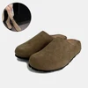 Slippers Natural Cow Leather Comfortable Top Quality Brand Classic Women's Slipper 1