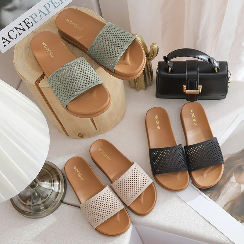 

2023 new style sandals summer ladies slippers flat slippers women M-40780D