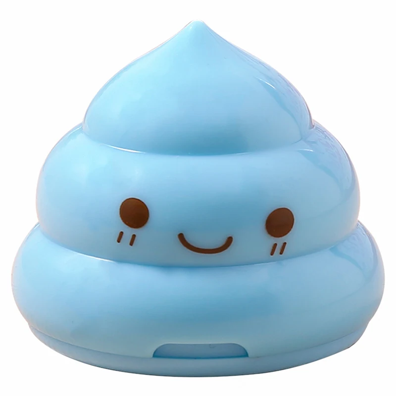 

Funny Poop Shaped Pencil Sharpeners Mini Double Hole Manual Pencil Sharpener Colored Pencils Sharpening Cutter for Students Kids