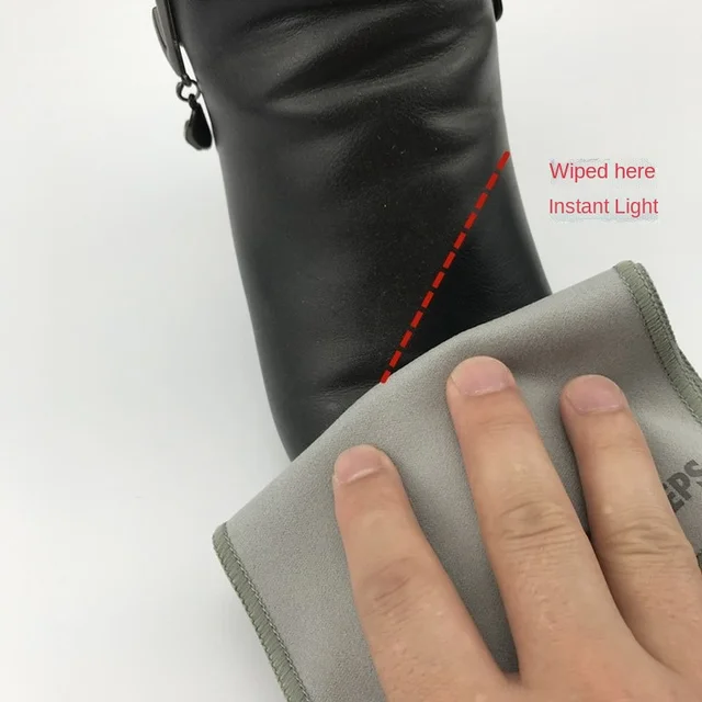 3 db Tisztítószövet Szösz Ingyenes Bőrcipőhez Tracess Újrafelhasználható Polírozó Mikroszálas Anti -Gyilkos Por Szuperfinom Puha Gyapjú - Image 4