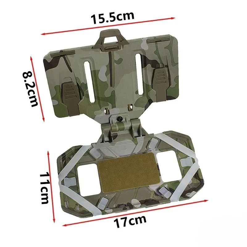 Outdoor Tactical MOLLE Folding Navigation Board Airsoft Map Case Admin Panel Mobile Phone Holder