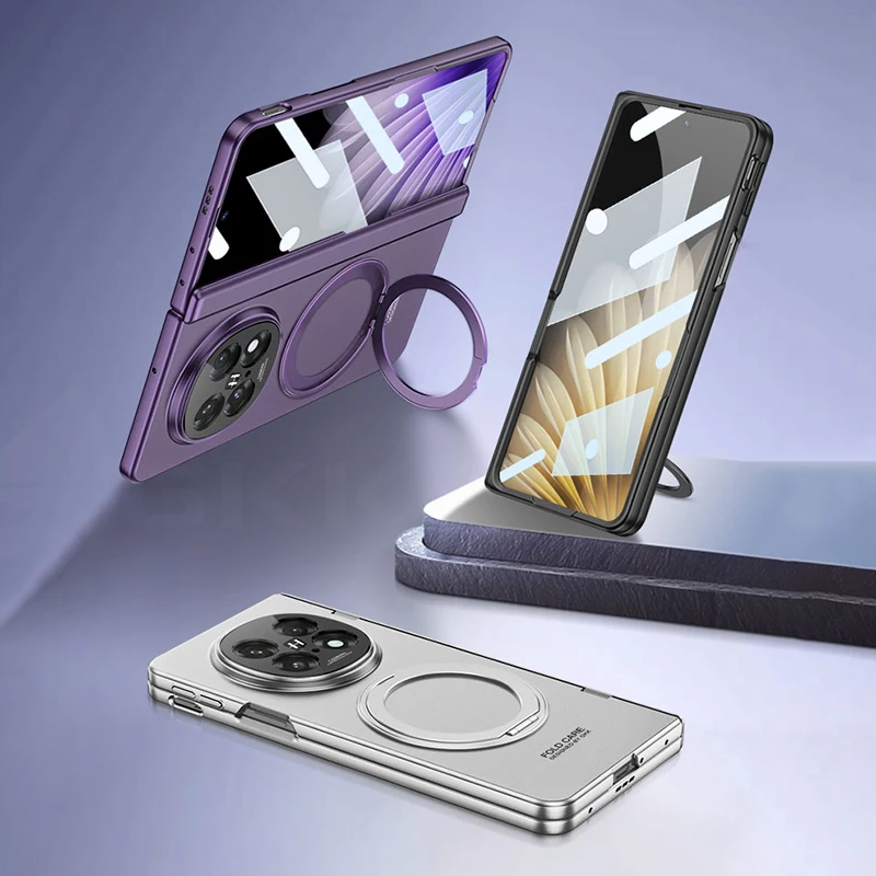 Magnetic Hinge 360 All-included Case for Oppo Find N5 Outer Screen Glass Magneti
