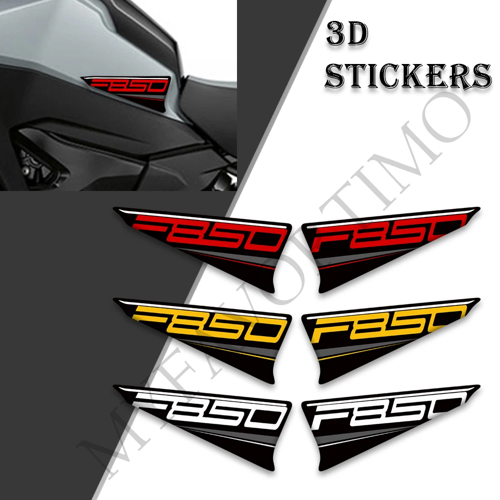 Side Tank Pad Knee Stickers For BMW F850GS F850 GS 850 GSA Fairing Fender Protector Decals Adventure Kit