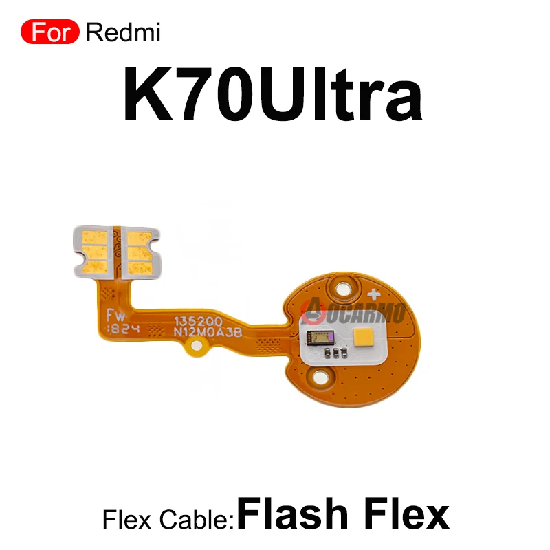 Redmi K70 K60 Pro k60U K70E K60E K50 Ultra K70U 플래시 라이트 플렉스 케이블 교체 부품
