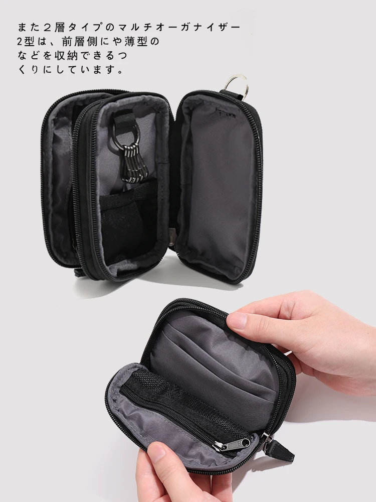 Coin Purse Key Holder Key Organizer Key Purse Japanese Style Casual Key Wallet Waterproof Small Pouch Designer for Men