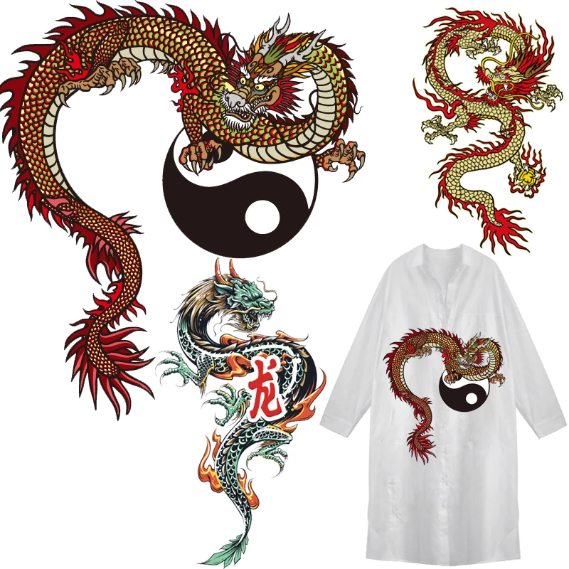 Sticker Patch Dragon Clothes Dragon Clothes Thermal Sticker Patches