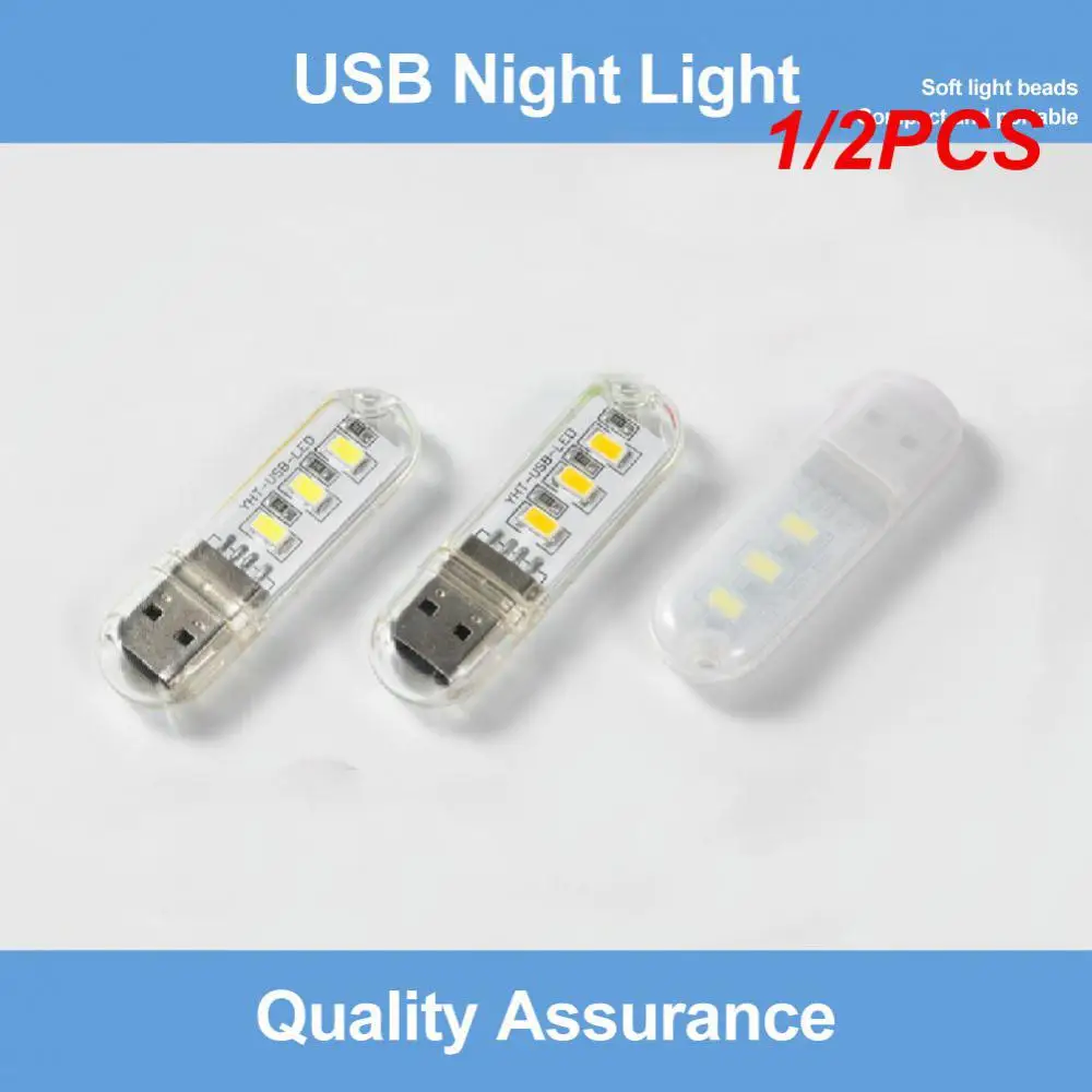 

1/2 шт., ультраяркие светодиодные лампы, Usb, 8 светодиодов