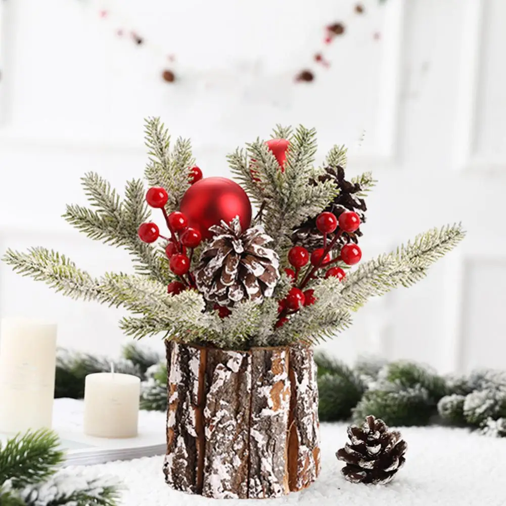 

Mini Christmas Tree Reusable Christmas Tree Charming Miniature Christmas Trees for Festive Home Office Decor for Parties