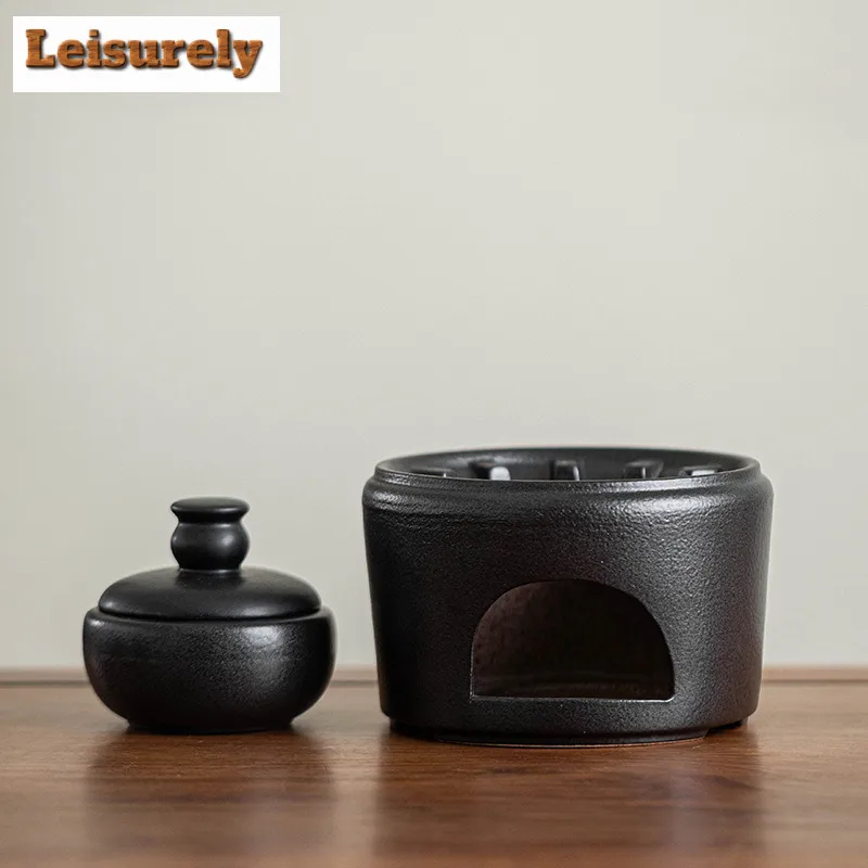 Gear Alcohol Lamp Tea Stove Ceramic Tea Warmer Teapot Heating Base Portable Tea Making Furnace Kung Fu Tea Set Around The Stove