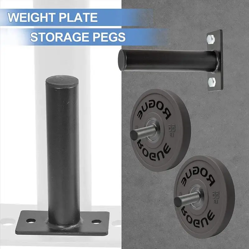 Wall Mounted Weight Barbell Plate Holder For Home Gym Storage