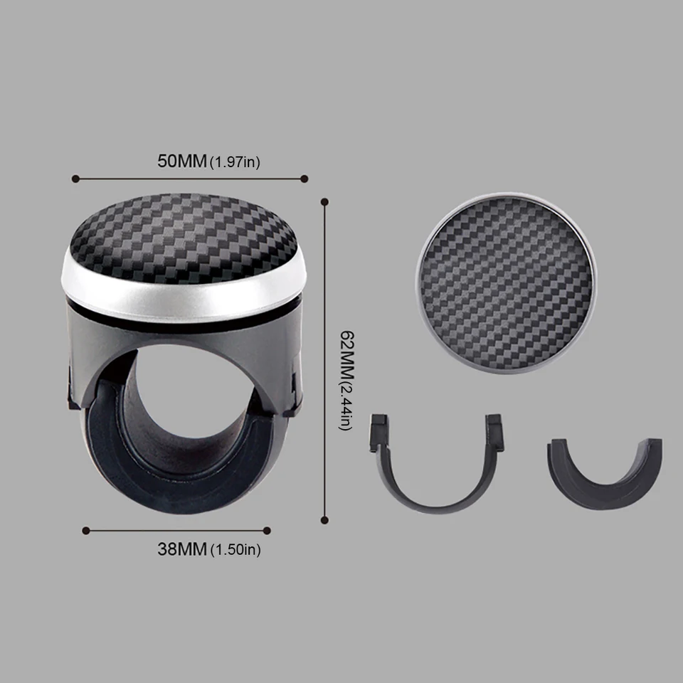 Universal Car Steering Wheel Booster Ball Turning Spinner Knob Bearing Power Handle Rotating Auto Accessories Labor Saving Kit - 34 - View #7