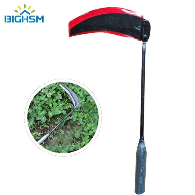 Sickle Agricultural Garden Manganese Steel Seedling Tool Anti-slip Handle Harvesting Rice Sharp Blade Grass Mow Weeding Knife