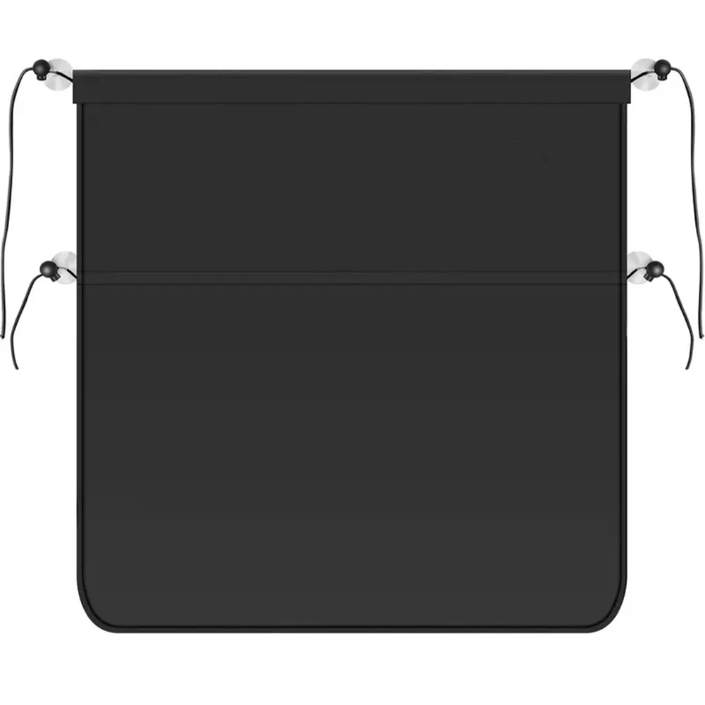 

2Pcs Car Sun Shade Curtains Side For Window Sunshade Summer Sun Protection Black Pure Cloth Sun Visor Blinds Cover Car-Styling