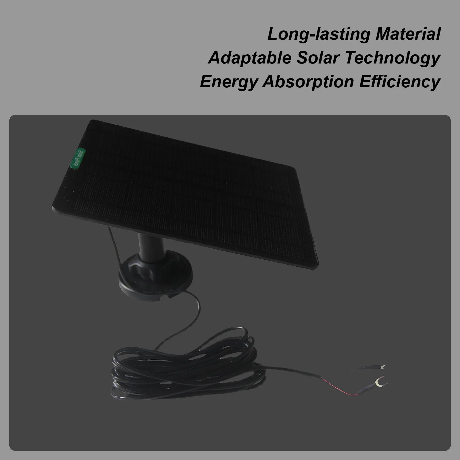 비디오 초인종 태양열 충전기 카메라 태양열 충전 패널 기숙사 아파트 매장 벽 게이트 야드에 대한 50W 초인종 충전 장치