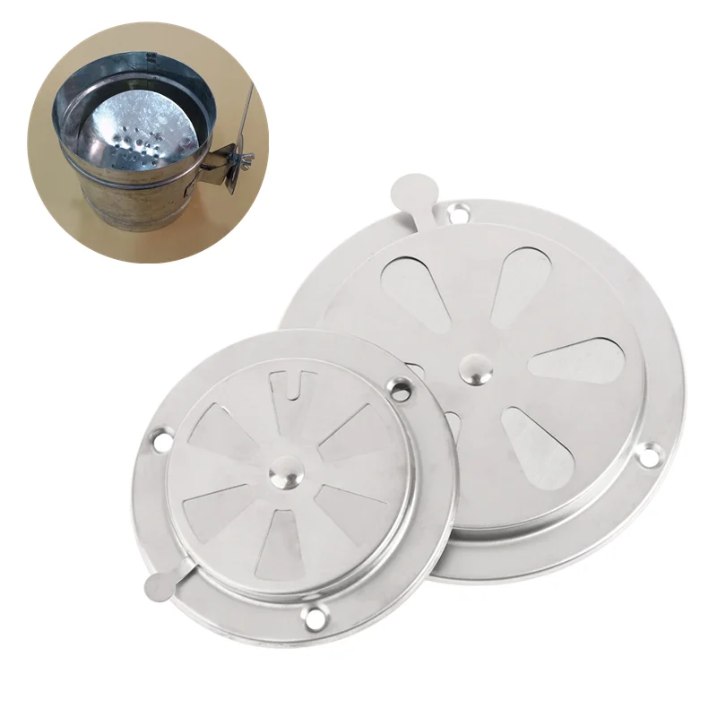 

Регулируемая вентиляционная решетка 95/125 мм для барбекю, гриля, выхлопной кухонной решетки, демпфер из нержавеющей стали