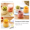 5pcs Pack 100ML/200ML Wishing Bottle Honey Yogurt Pudding Glass Bottle Mini Cup Jelly Milk Baking Food Storage Container 2