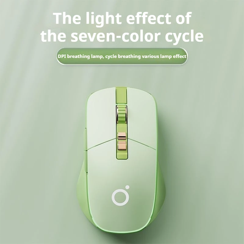 Eweadn G308 Tri-Mode Bluetooth Wireless Mute Mouse Plug Play Multi System Compatible Lightweight Stable Sensitive Game Office