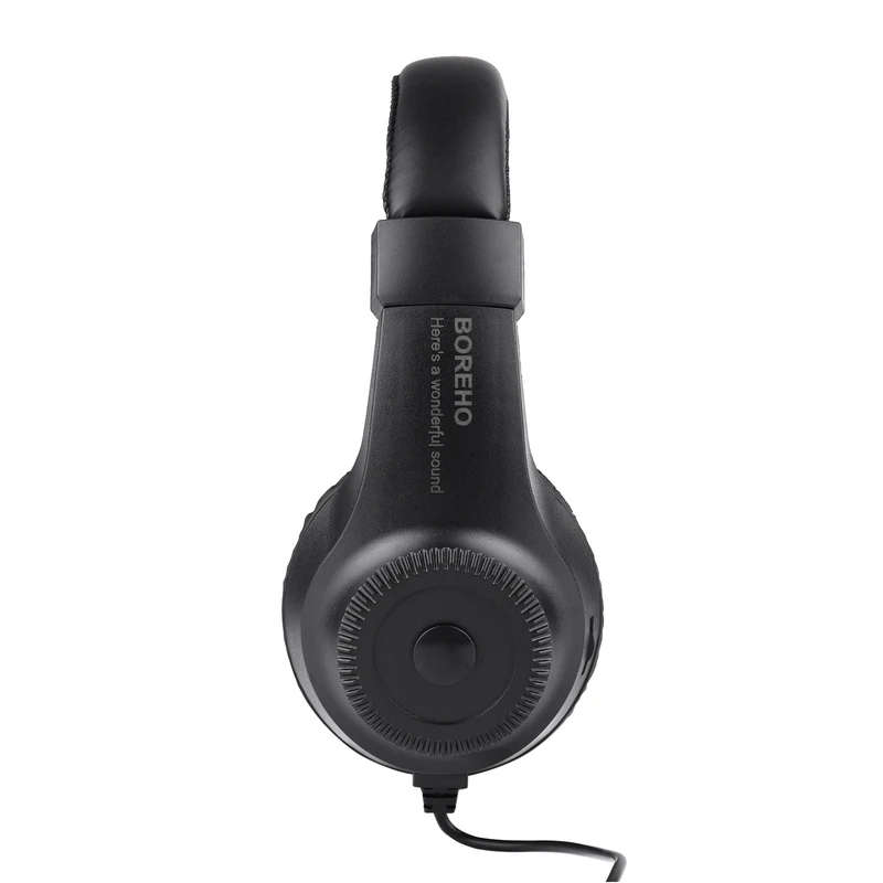 Wired Stereo Monitor Headphones Over-ear Headset with 50mm