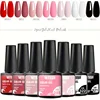 7pcs/set Gel Nail Polish Kit Nail Art Gel Soak Off UV Colorful Spring Summer Shades ManicureGel Varnish For Women Gift Set 1