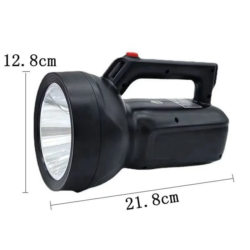 High Light LED Searchlight 8000mAh Long Range camping light USB Rechargeable Work Light Waterproof Outdoor Bright Flashlight