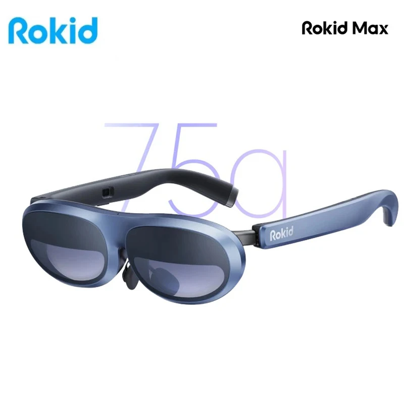 Occhiali Originali Rokid Max Ar Giochi 3D Occhiali Portatili Intelligenti Grande Schermo Per Iphone Per Huawei Cast Screen