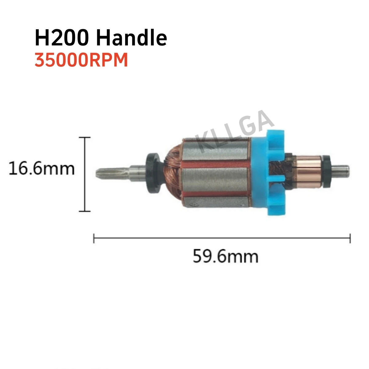 Micromotor Handpiece Motor Rotor Electric Manicure Nail Drill Handle Accessories For Strong 102L 105L Marathon H37L1 35K 40K 45K nail drill bits electric nail drill manicure set electric nail grinder electric motor dental drill accessories