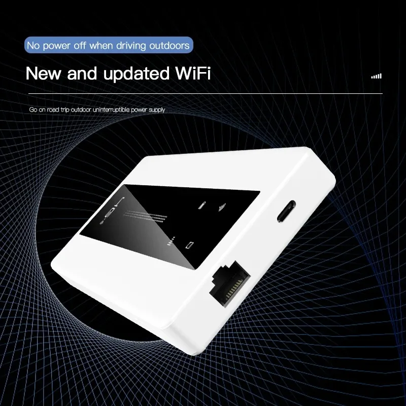 KuWFi 10000mAh 4G Mobile Wifi Router Portable Lte Router Outdoor Travel Pocket Wifi Hotspot Support WPS RJ45 Connect 10 Users wireless router