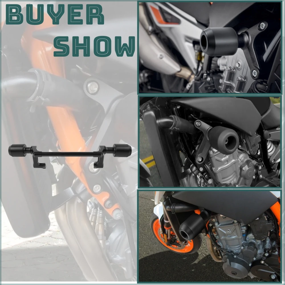 Motorcycle CNC Aluminum Frame Slider Crash Pad Guard Cover Slider Protector For KTM Duke790 Duke890 Duke 790 890 2022-2023