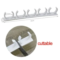 4 Pcs Kitchen Spice Jar Rack Wall-Mounted Adhesive Seasoning Bottles Holder Cabinet Door Hooks Spice Bottle Hanging Clip-A97Q 2