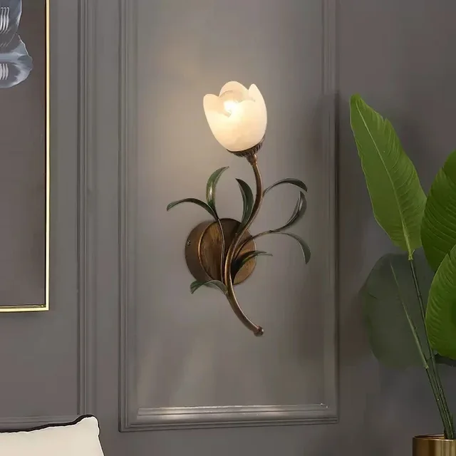 COLIN ร่วมสมัยโคมไฟติดผนังภาษาฝรั่งเศสคํา Pastoral LED ห้องนั่งเล่นสร้างสรรค์ห้องนอน Corridor ตกแต่งบ้าน 1