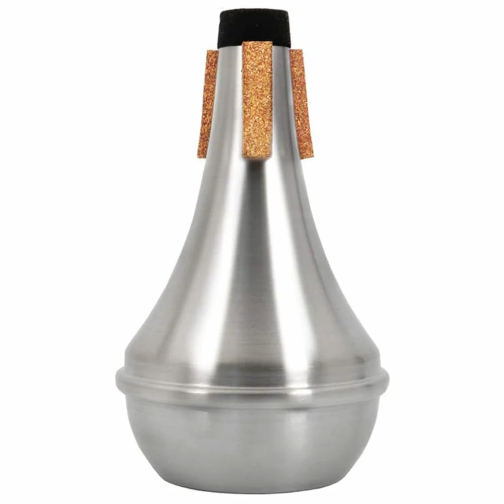 Trumpet Straight Mute Cork Aluminum Bottom Trumpet Mute Straight Practice For Stage Performance And Practice Purpose
