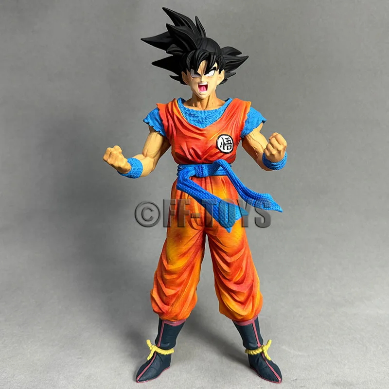 

New Dragon Ball Son Goku Super Saiyan Anime Figure 28cm Goku Dbz Action Figures Model Gifts Collectible Figurines For Kids