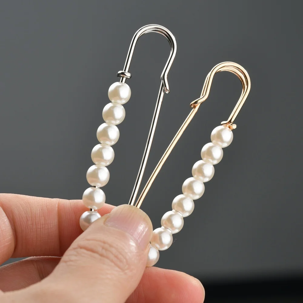 Pearl Beaded Brooch for Women