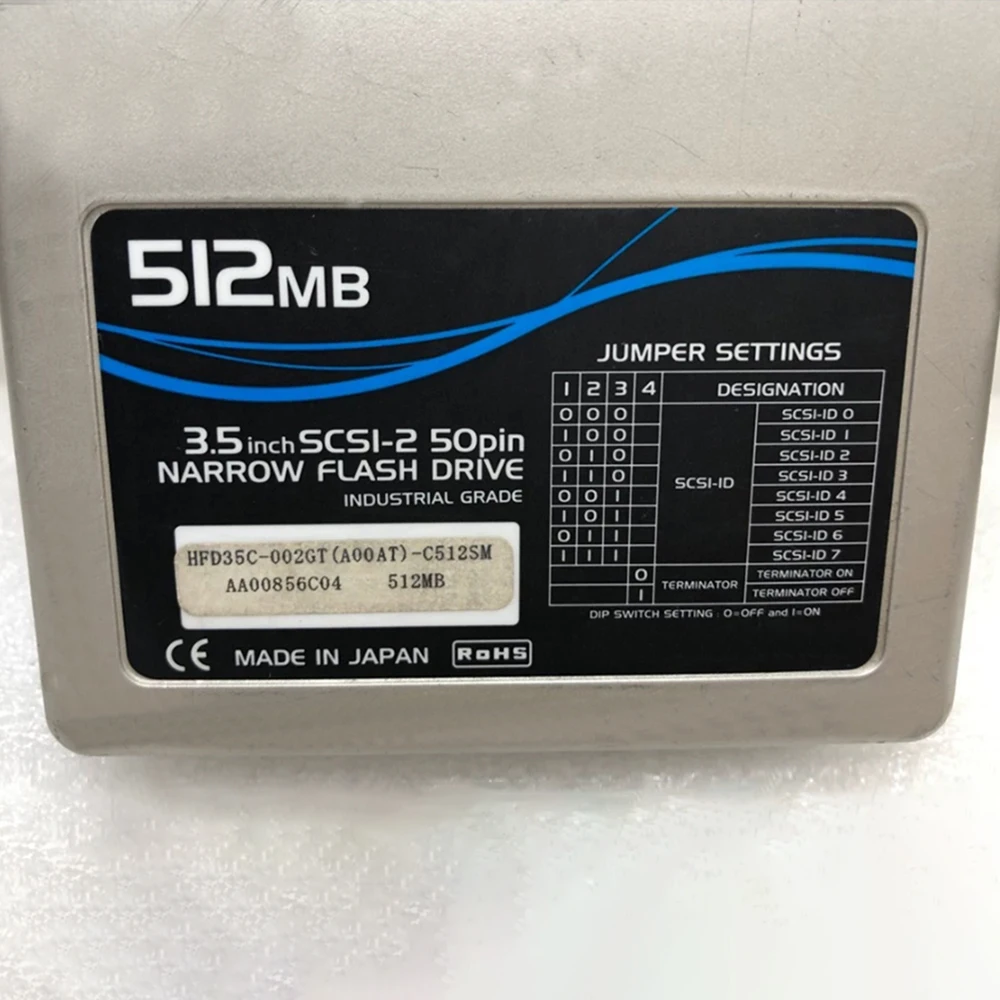HFD35C-002GT For Hagiwara 512MB 50PIN 3.5' SCSI-2 Hard Disk Solid-state Industrial HDD