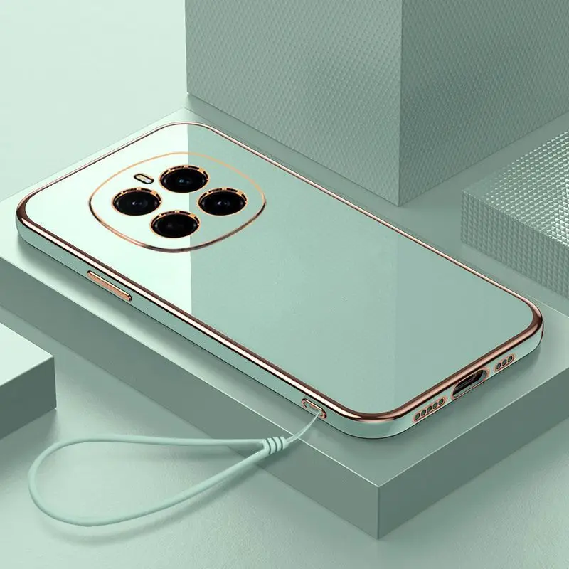 Luxury Square Plating Shockproof Phone Case