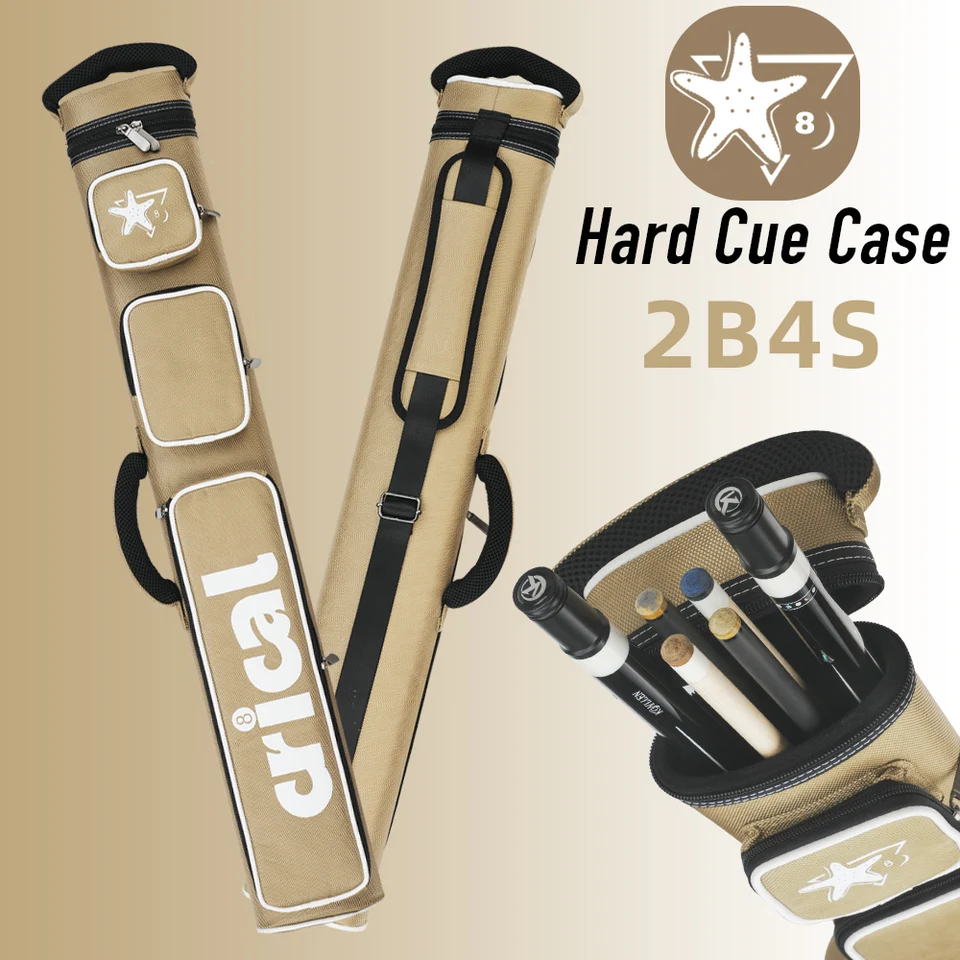 CRICAL Cue Case Bag 2Butts 4Shafts Hard 2x4 Pool Case 86cm